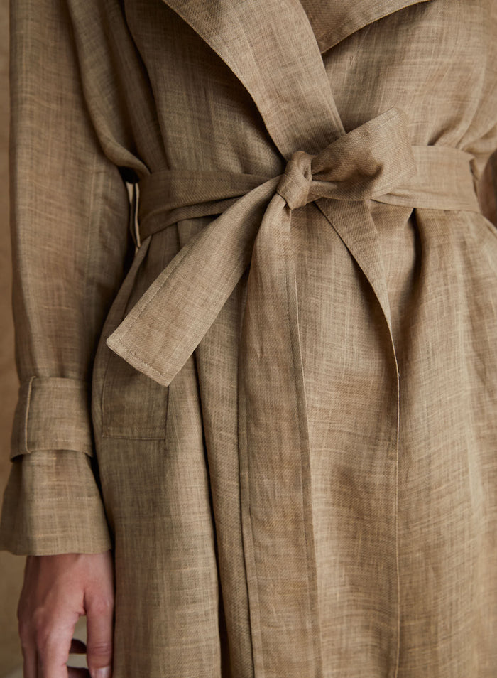 RAMIE TWILL TRENCH