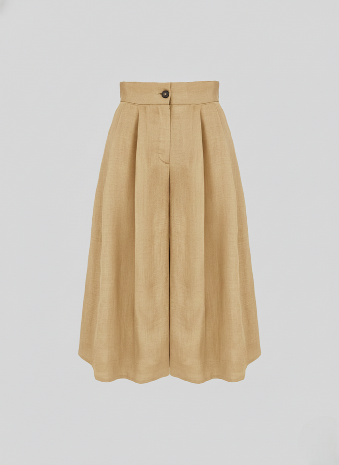 BERMUDA OVERSIZE IN TWILL DI RAMIE