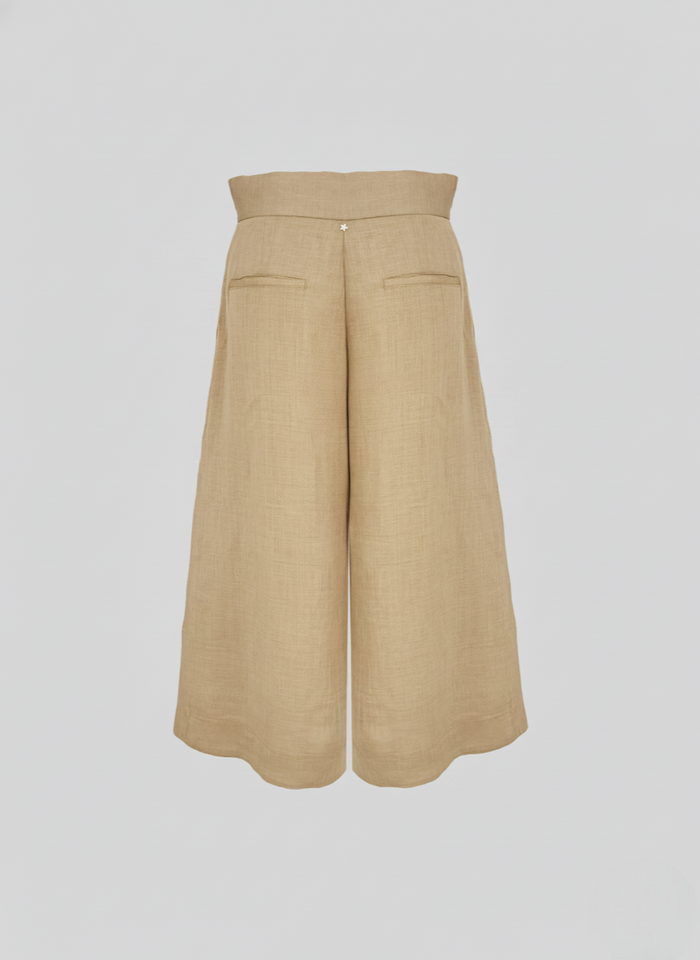 BERMUDA OVERSIZE IN TWILL DI RAMIE