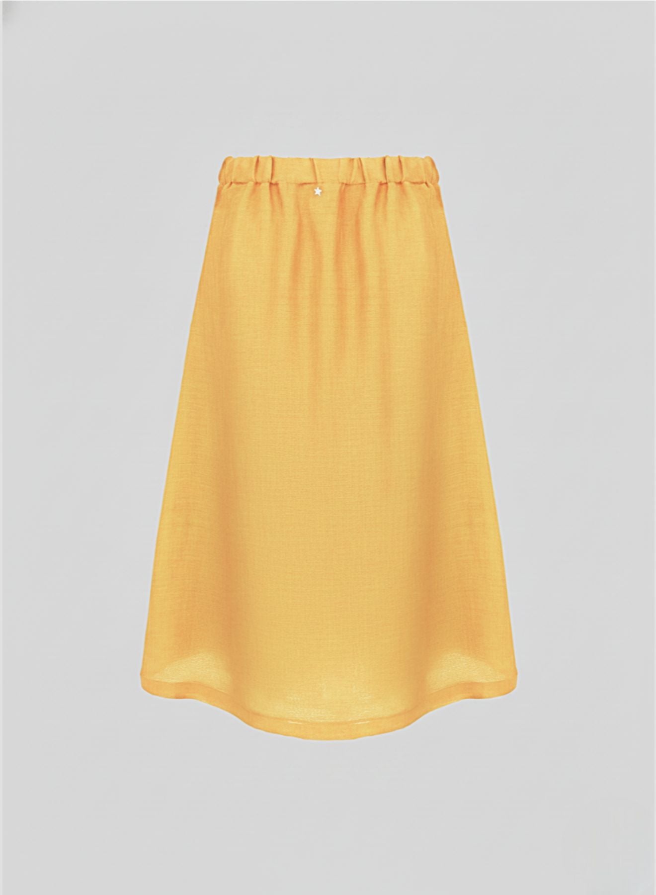 EMBROIDERED RAMIE MIDI SKIRT