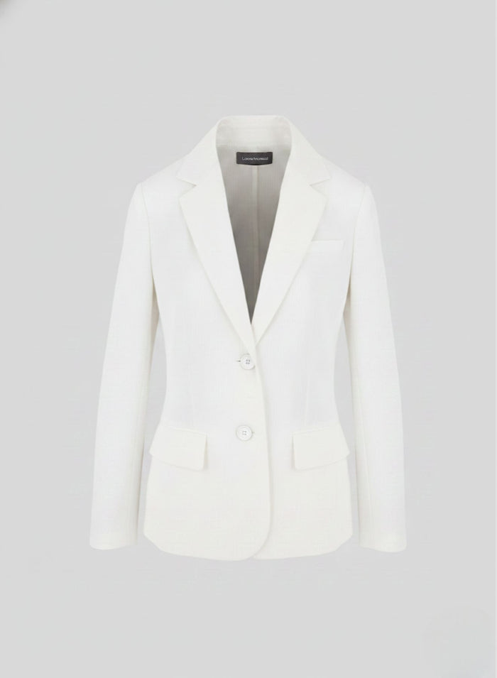COTTON, SILK, AND VISCOSE SEERSUCKER JACKET