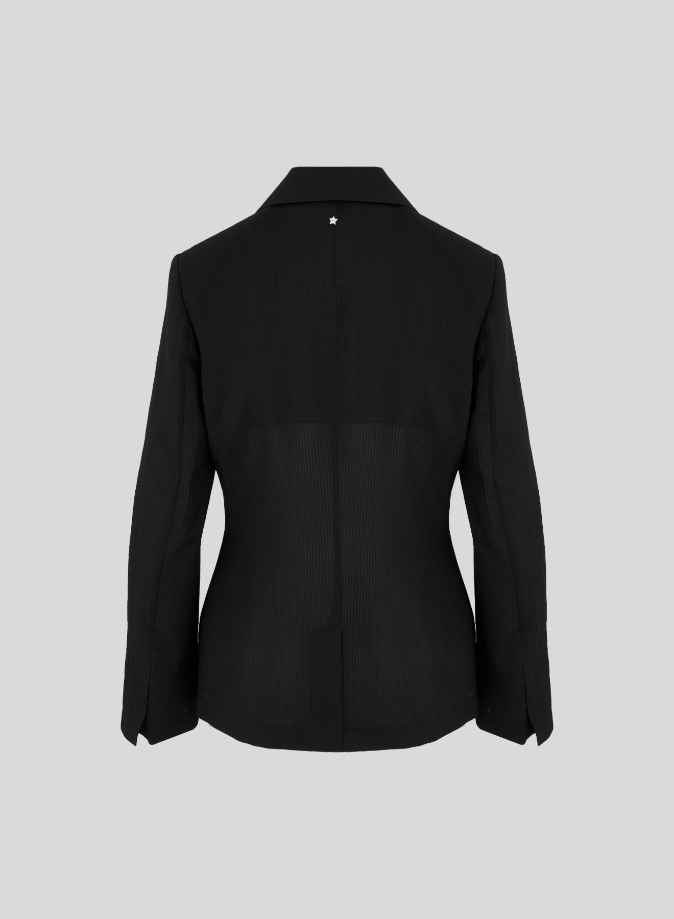 COTTON, SILK, AND VISCOSE SEERSUCKER JACKET