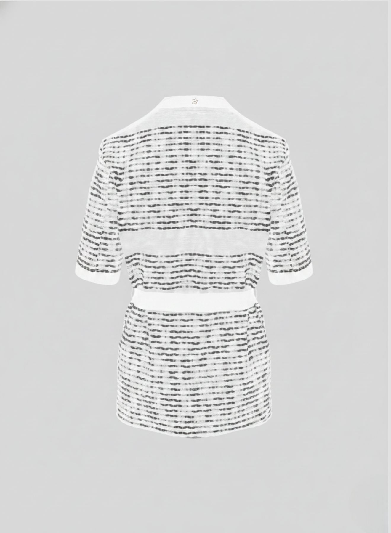 TEXTURED COTTON BLEND JACKET