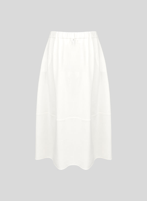 LIGHTWEIGHT COTTON SWEATSHIRT JERSEY FULL SKIRT