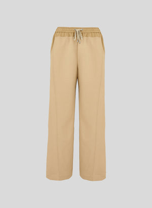 PANTALONI FELPATI IN JERSEY LEGGERO DI COTONE
