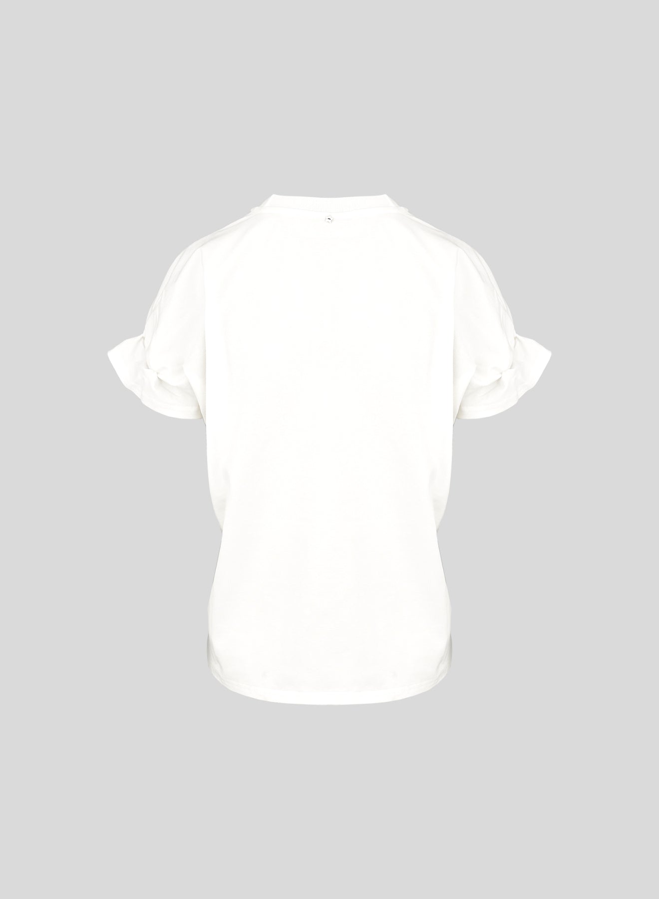 COTTON T-SHIRT WITH RUFFLES