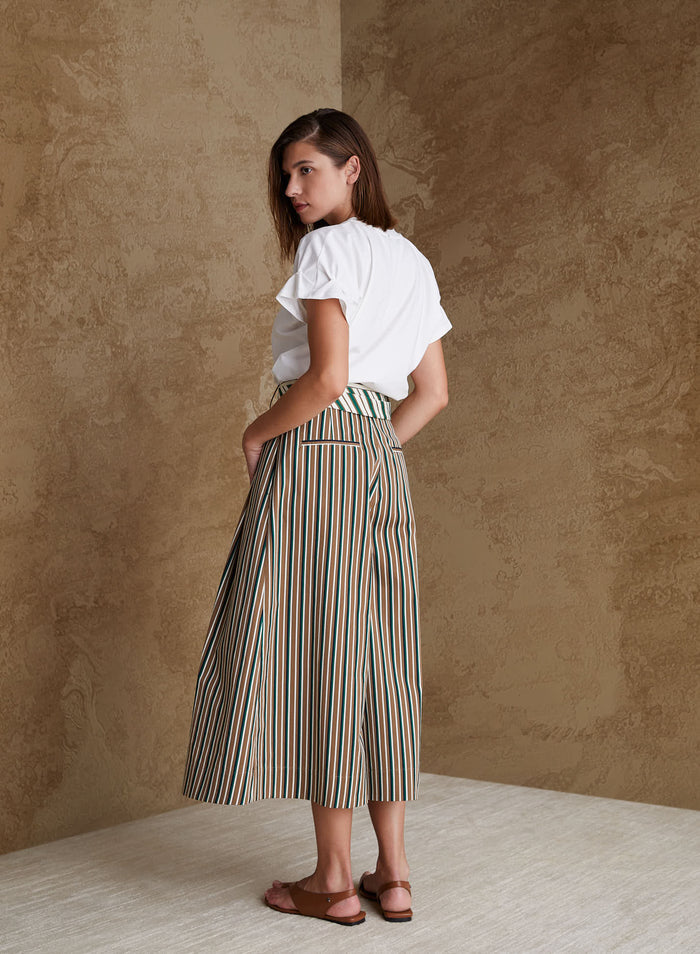 COTTON T-SHIRT WITH RUFFLES