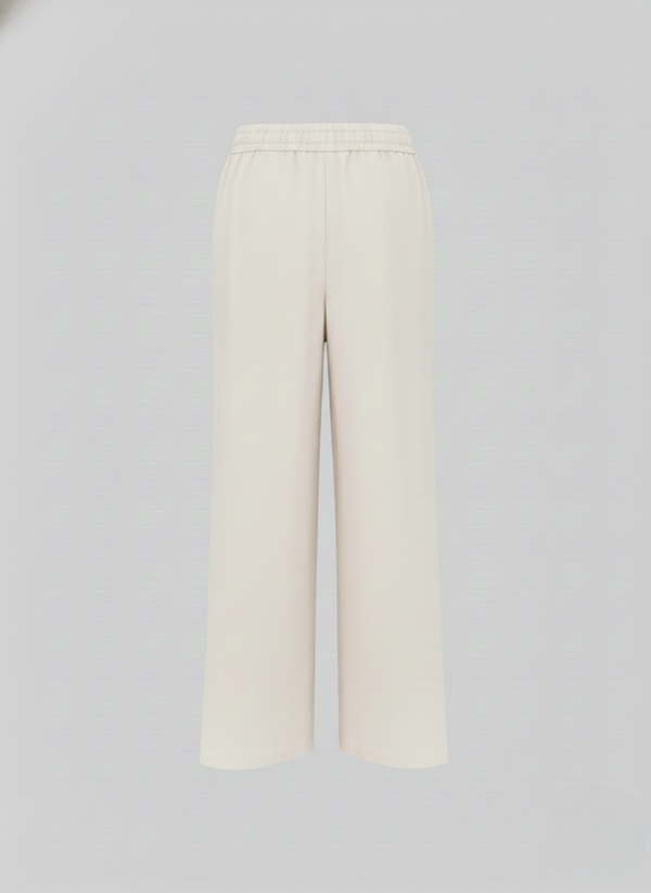 SILK BLEND TWILL PANTS
