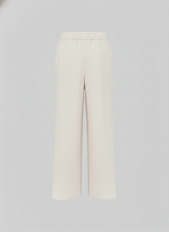 SILK BLEND TWILL PANTS