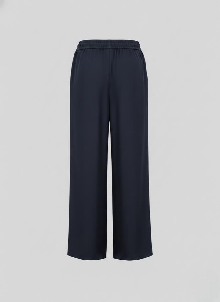 SILK BLEND TWILL PANTS
