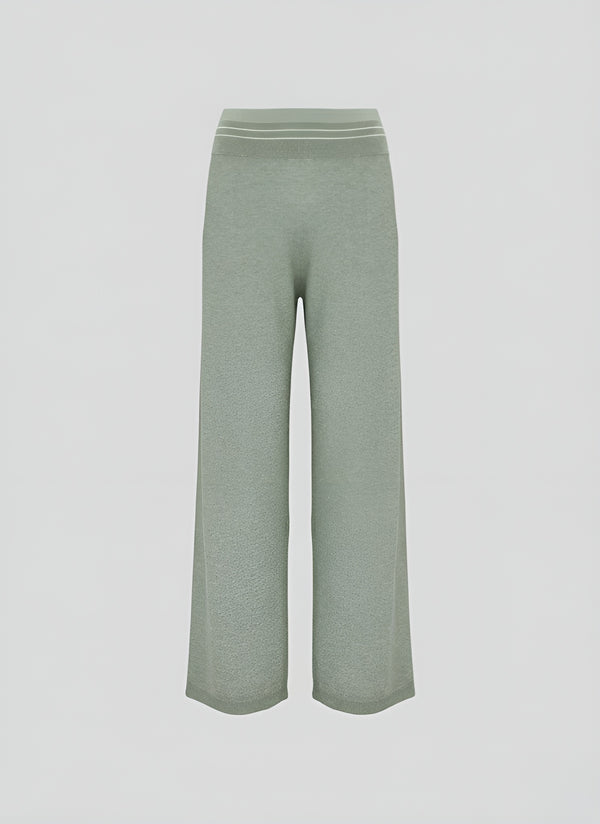 PANTALONI IN PUNTO RISO IN MISTO VISCOSA