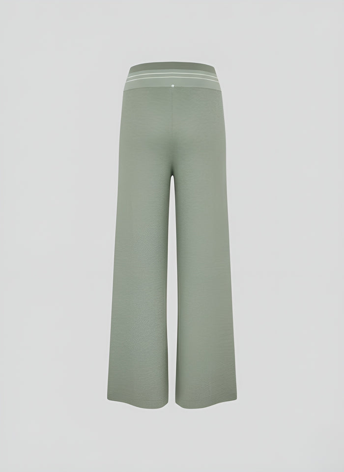 PANTALONI IN PUNTO RISO IN MISTO VISCOSA