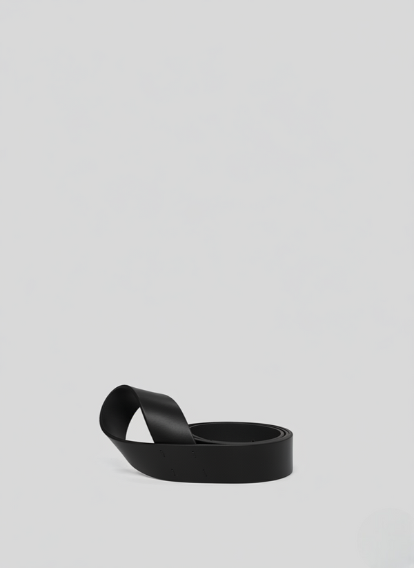 CINTURA IN PELLE CON CHIUSURA AD ANELLO