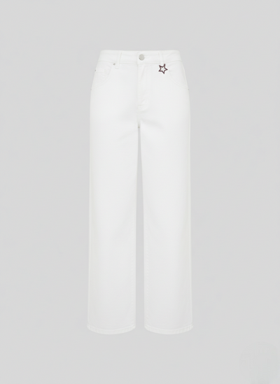 PANTALONI A GAMBA LARGA IN DENIM