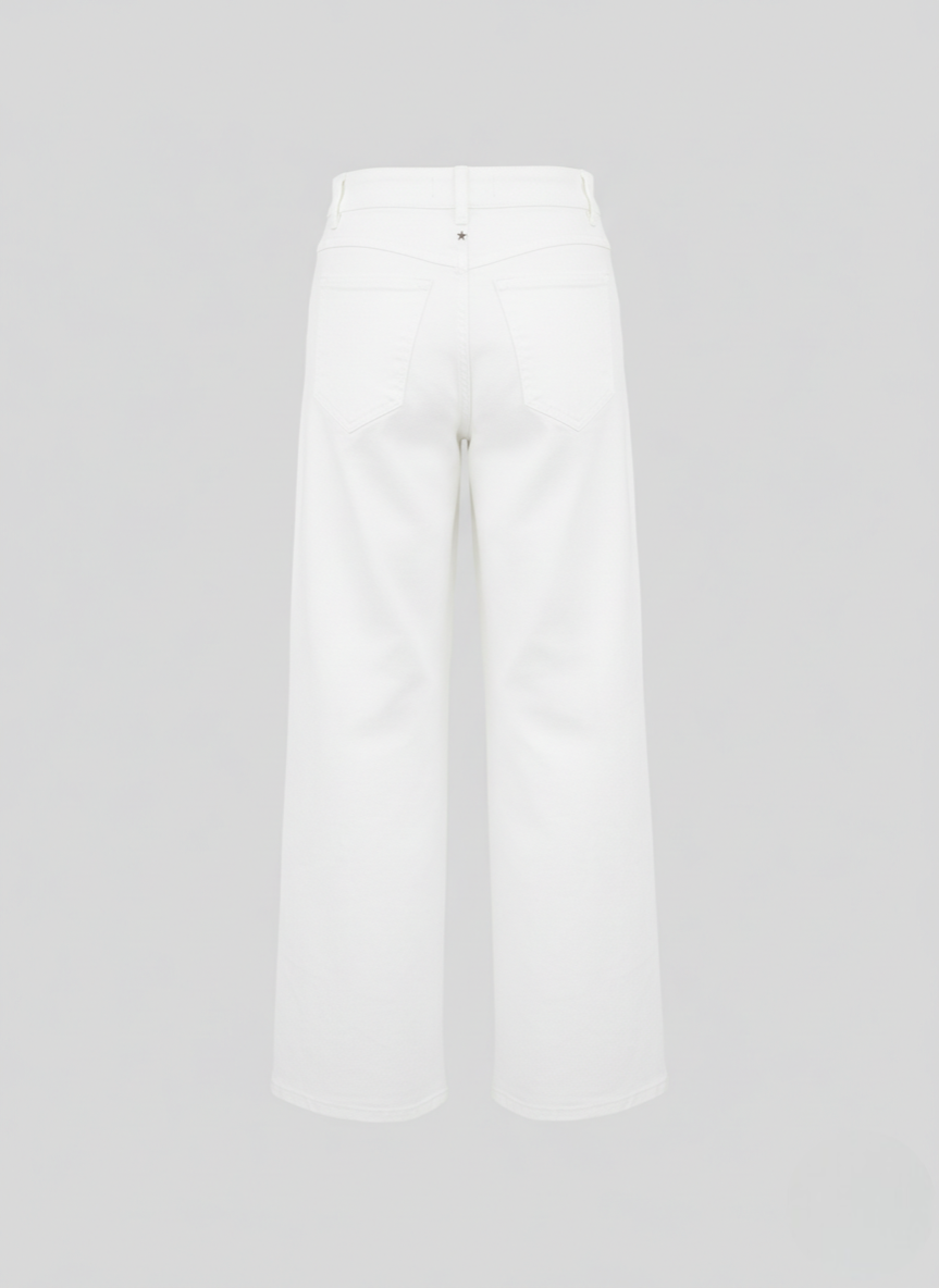 PANTALONI A GAMBA LARGA IN DENIM