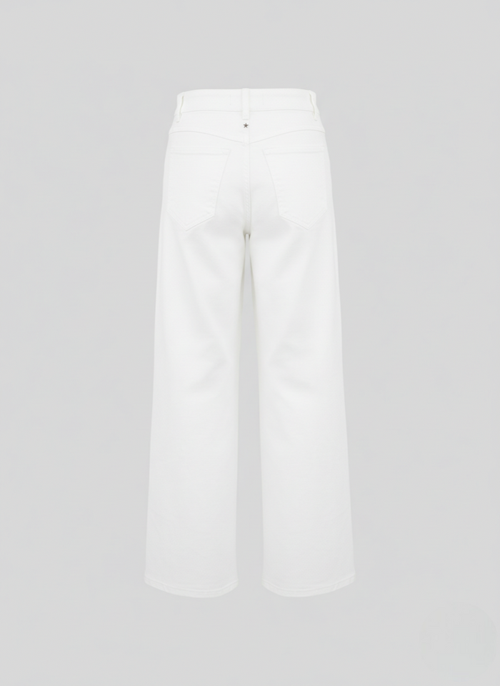 PANTALONI A GAMBA LARGA IN DENIM