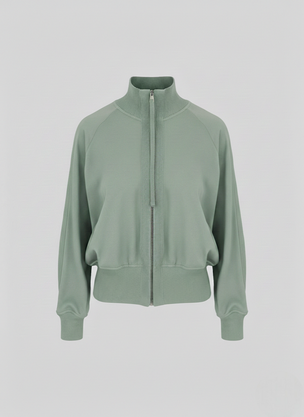 BOMBER IN TWILL DI MISTO SETA E COTONE