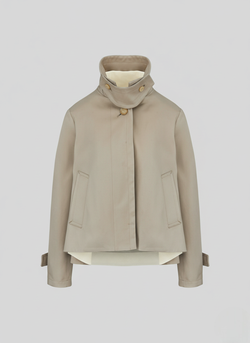 STRETCH COTTON CANVAS CABAN