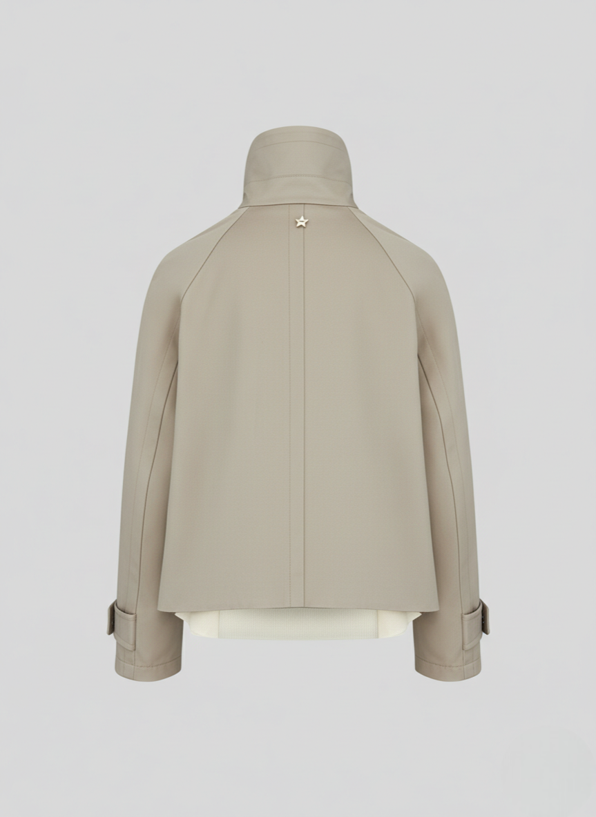 STRETCH COTTON CANVAS CABAN