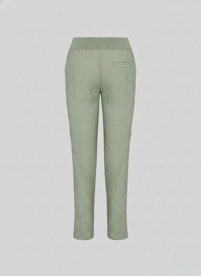 STRETCH LINEN AND VISCOSE JOGGERS