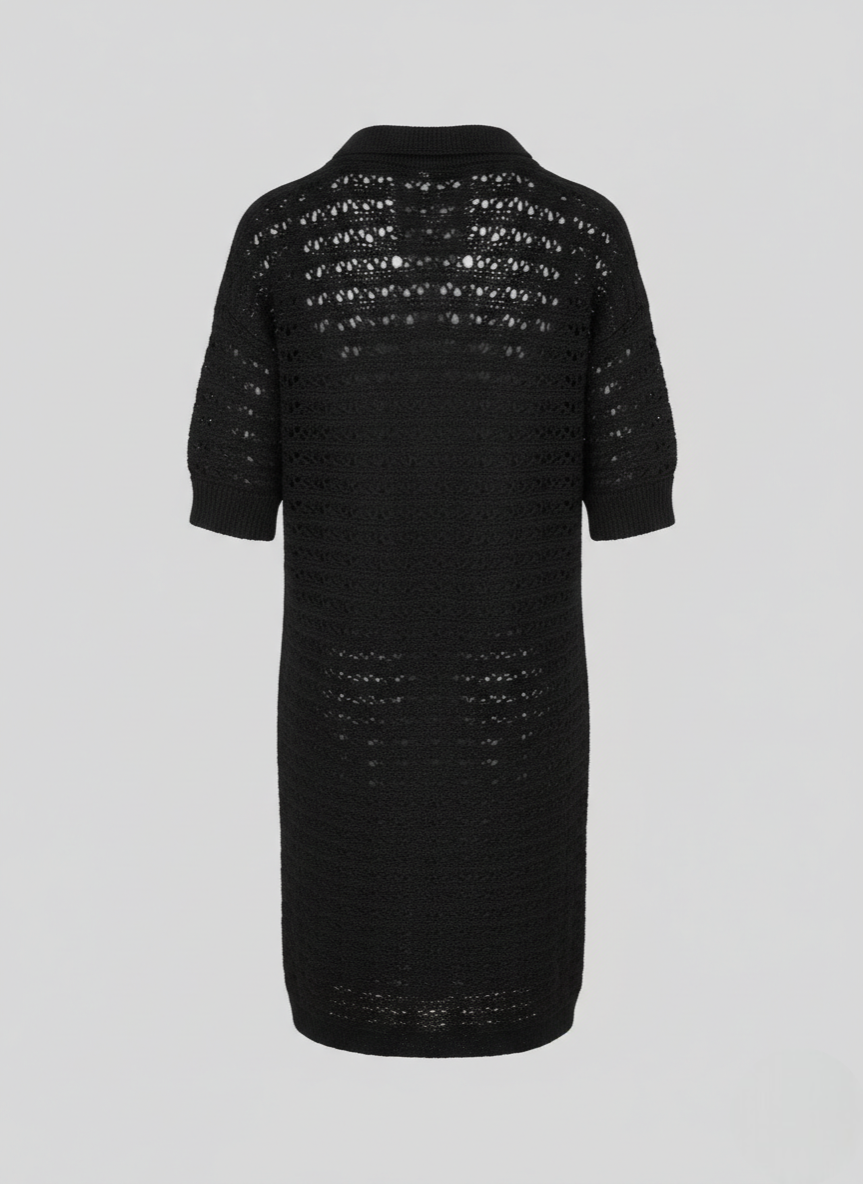 VISCOSE BLEND KNIT DRESS