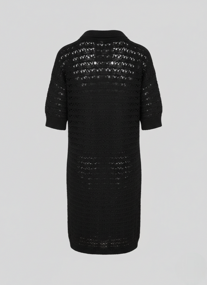 VISCOSE BLEND KNIT DRESS