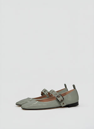 BALLERINE MARY-JANE IN PELLE VERNICIATA