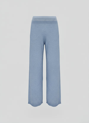 PANTALONI IN PUNTO RISO IN MISTO VISCOSA
