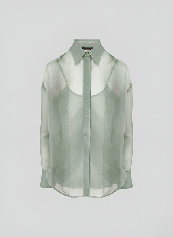 CAMICIA IN VOILE DI SETA STAMPATA