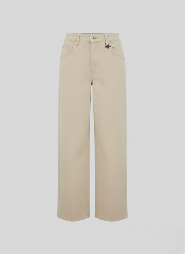 WIDE LEG DENIM PANTS