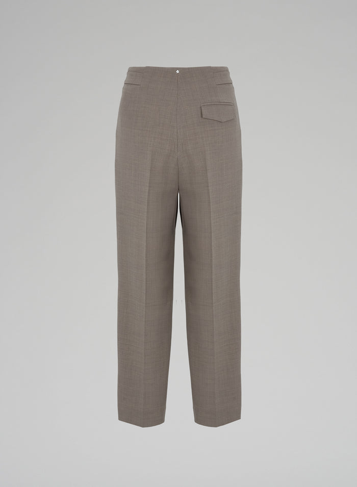 PANTALONE IN TELA MELANGE STRETCH