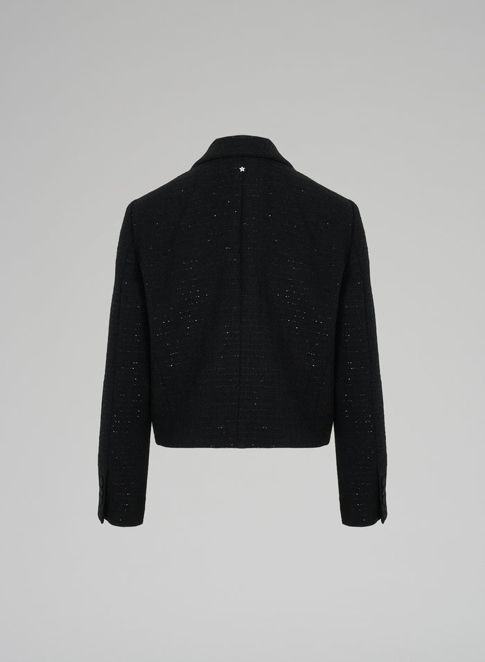 WOOL CROP JACKET