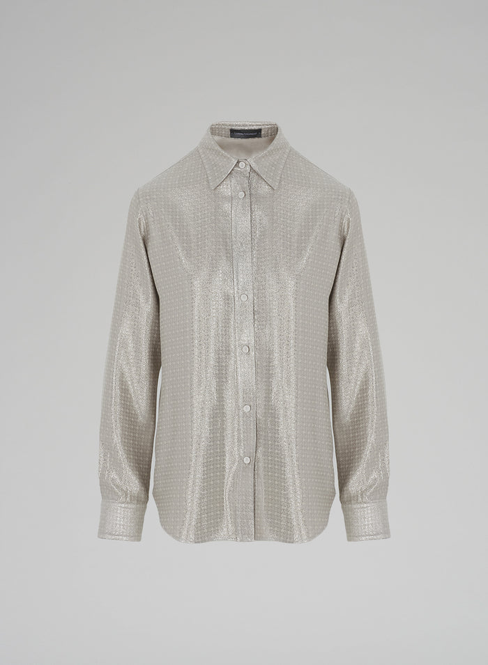 Lorena Antoniazzi CAMICIA IN LUREX