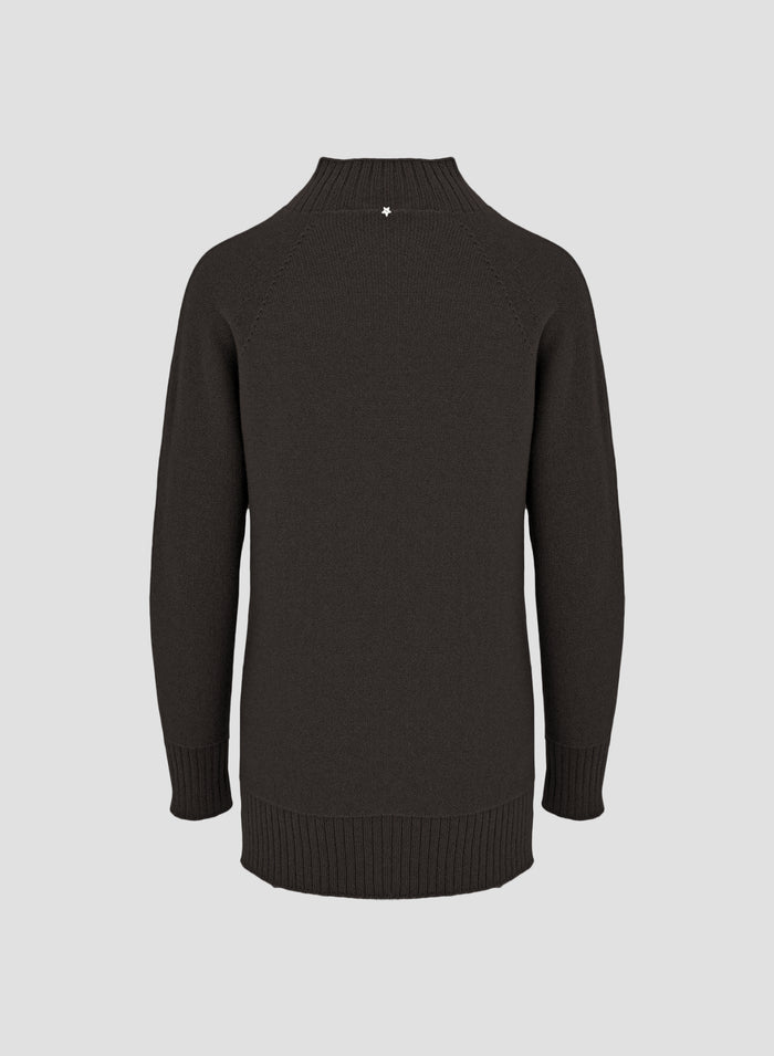 WOOL, CASHMERE AND SILK TURTLENECK SWEATER