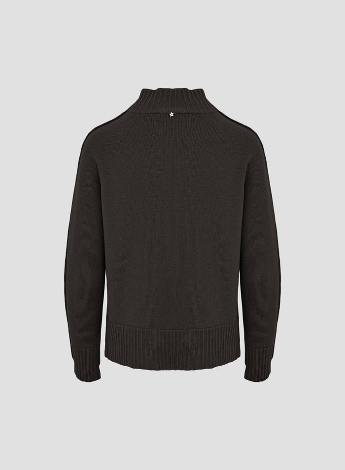 WOOL, CASHMERE AND SILK SWEATSHIRT