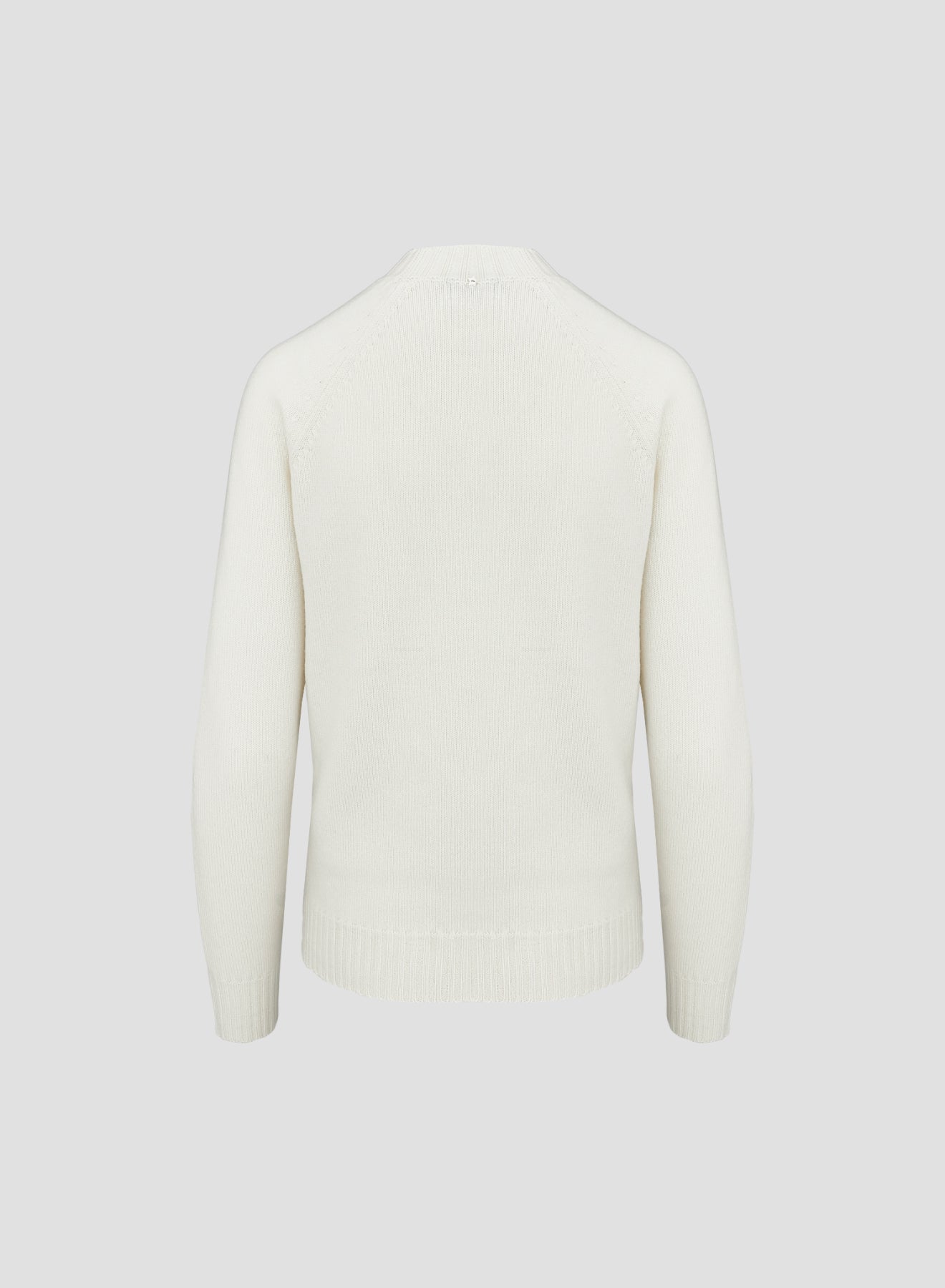 MAGLIA GIROCOLLO IN LANA, CASHMERE E SETA CON INTARSIO A STELLA