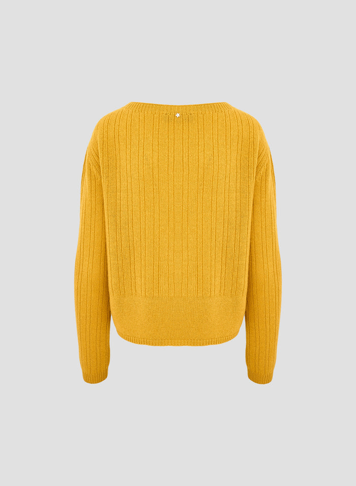 BOATNECK CASHMERE SWEATER