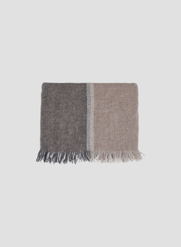 BICOLOR VIRGIN WOOL SCARF