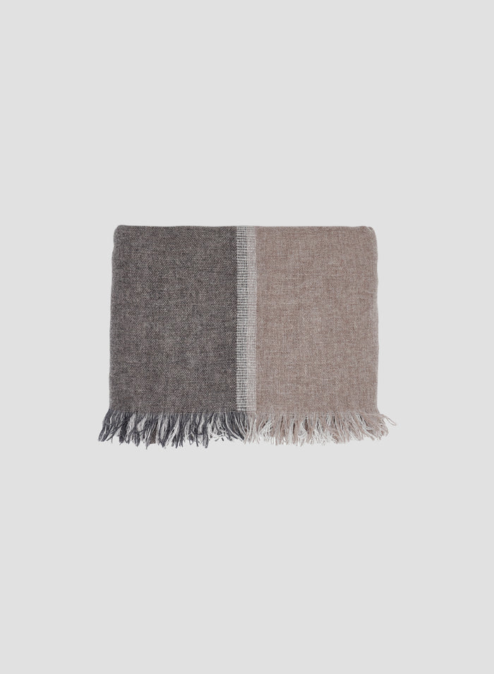 BICOLOR VIRGIN WOOL SCARF