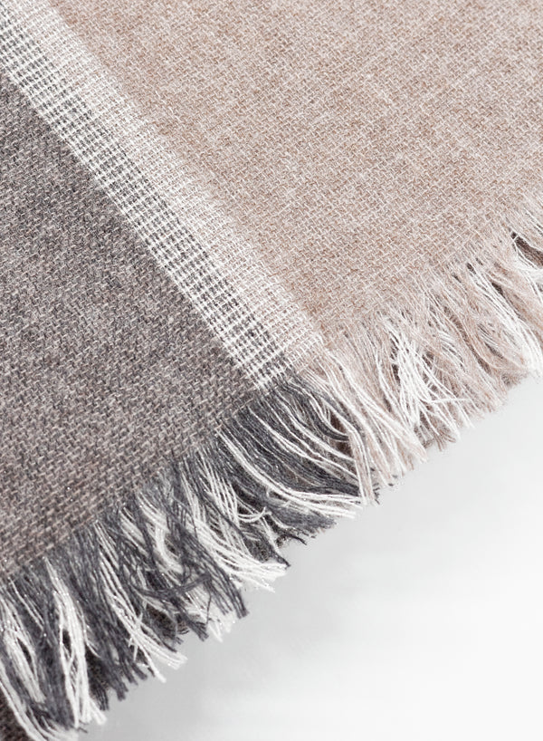 BICOLOR VIRGIN WOOL SCARF