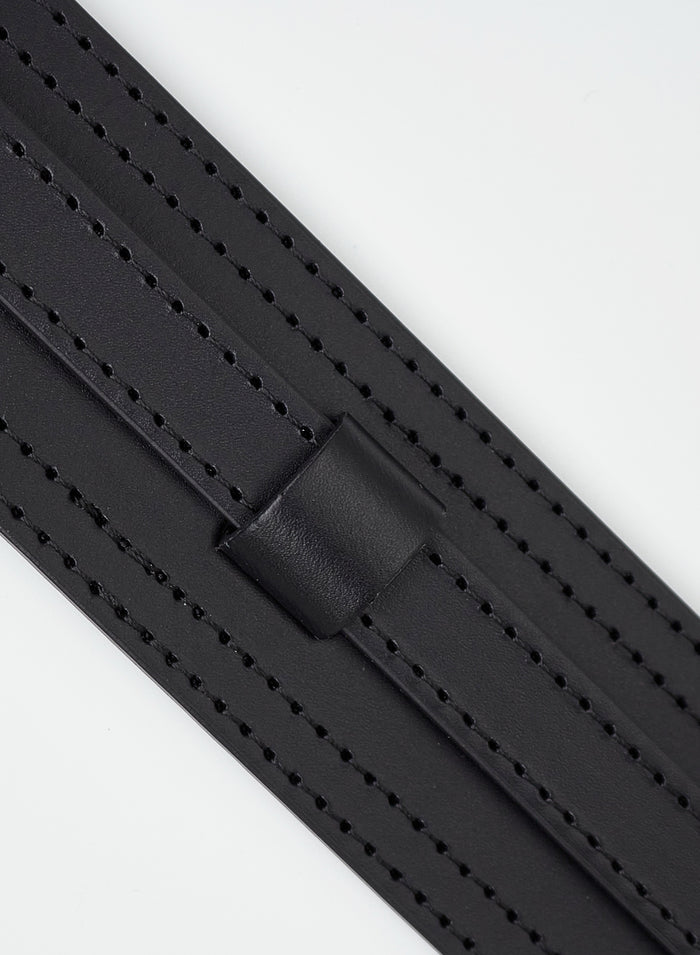 LEATHER BUSTIER BELT