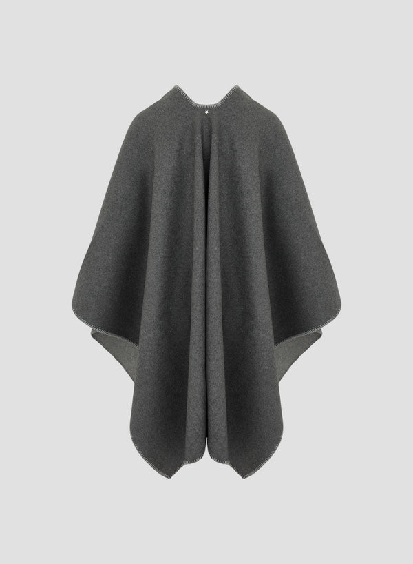 WOOL, CASHMERE AND SILK CAPE
