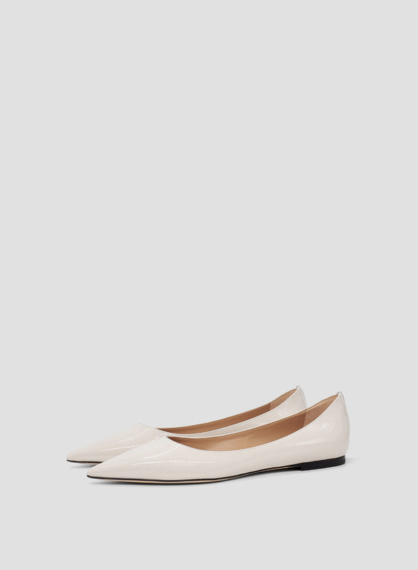 PATENT LEATHER BALLERINAS