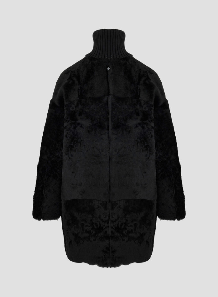 CAPPOTTO LUNGO REVERSIBILE IN MONTONE