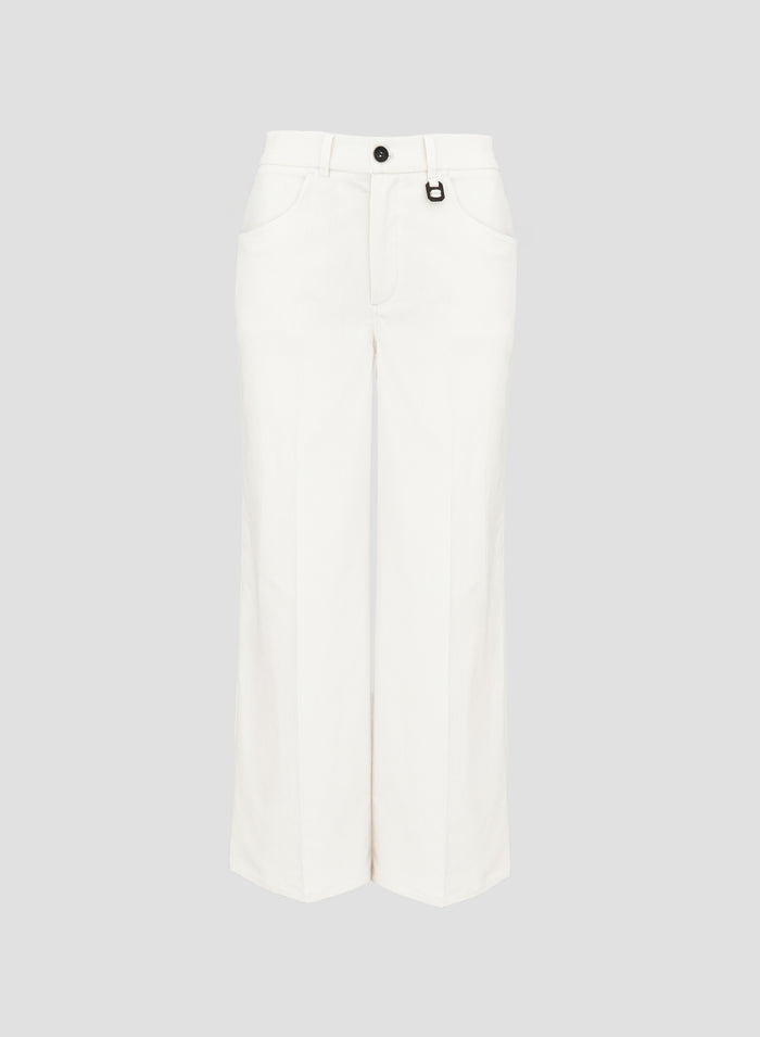 CORDUROY WIDE LEG PANTS