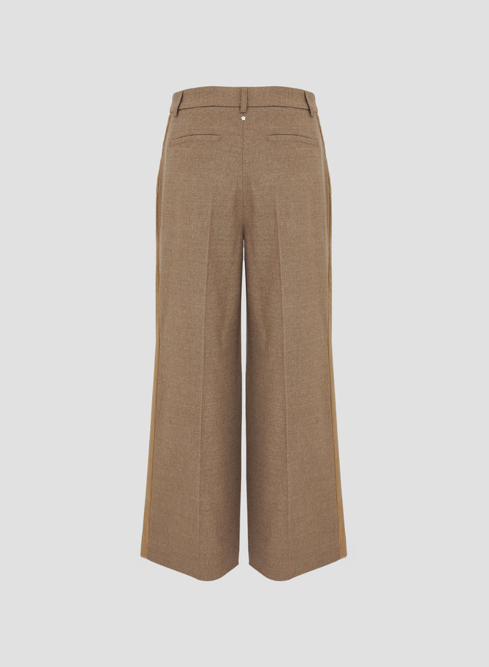 STRETCH FLANNEL TAILORED PANTS