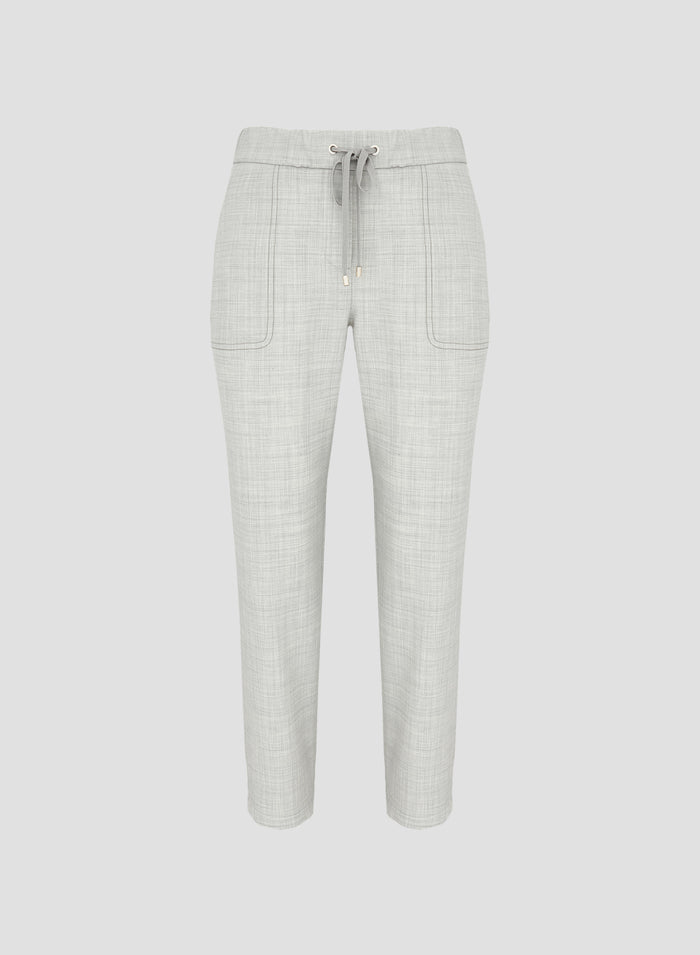 STRETCH TECHNICAL WOOL CANVAS JOGGERS