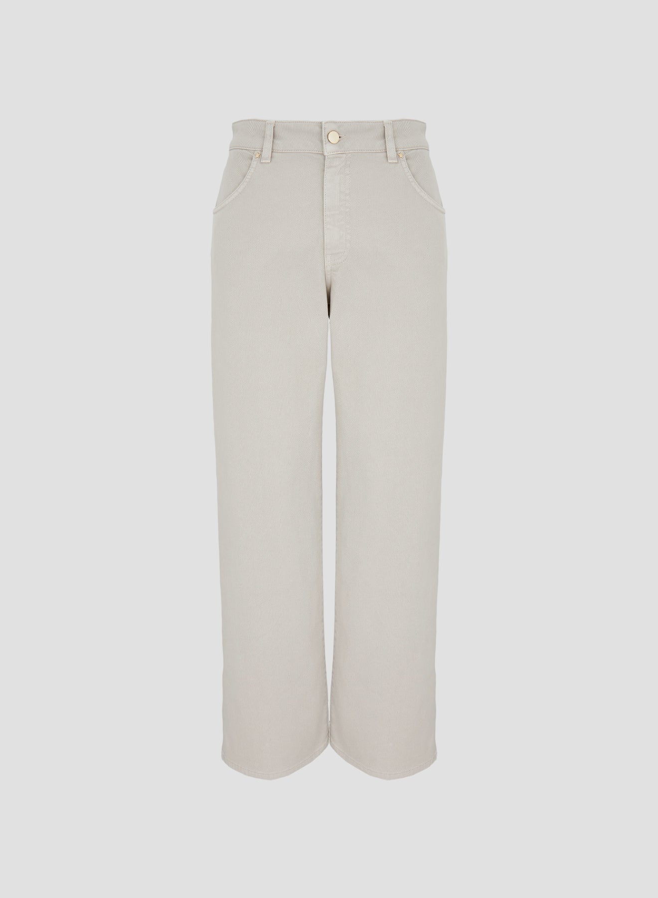 PANTALONI A GAMBA LARGA IN DENIM