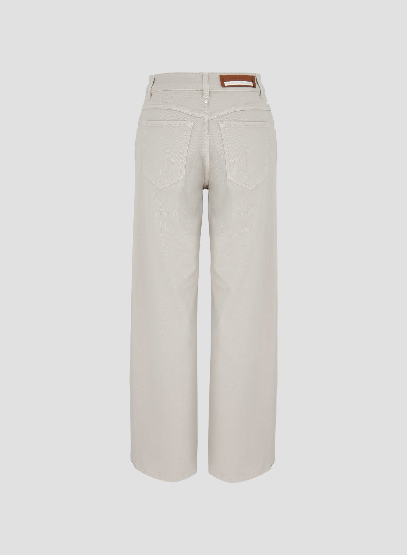 PANTALONI A GAMBA LARGA IN DENIM