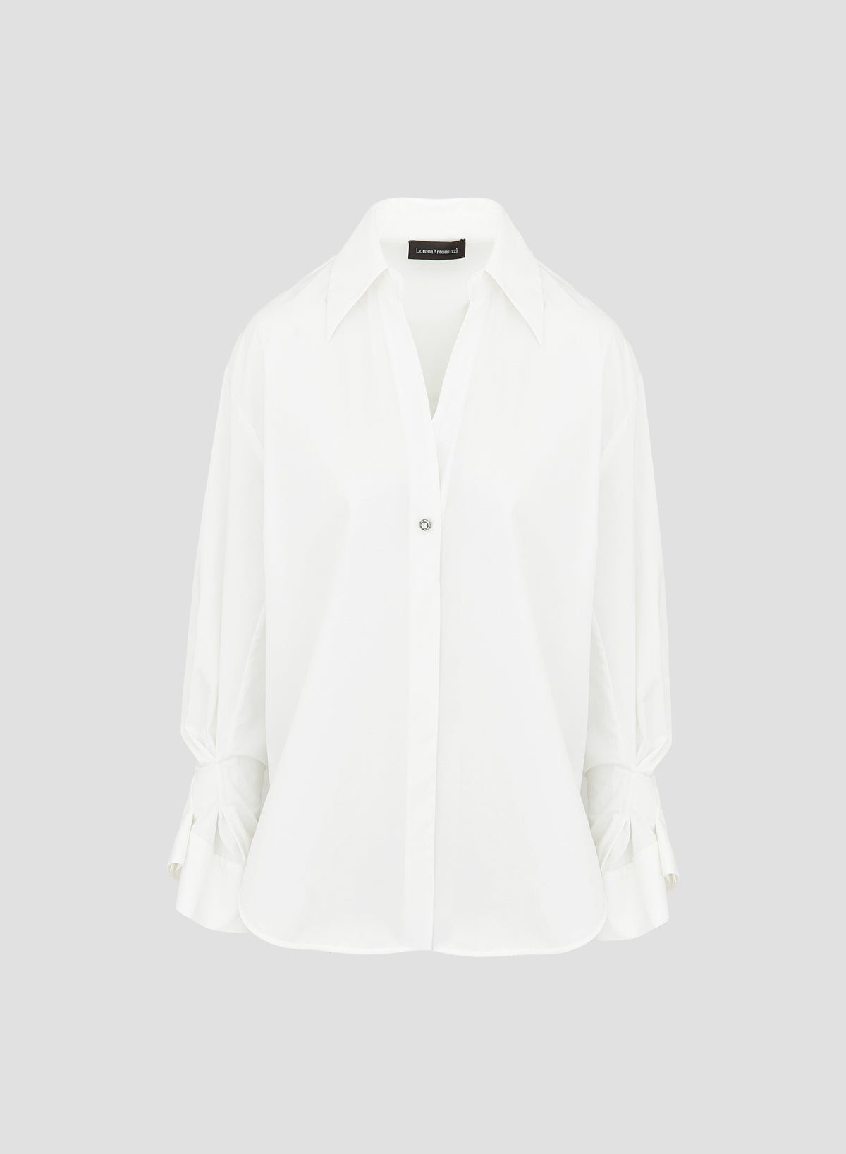 CAMICIA OVERSIZE IN POPELINE DI COTONE